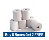 57 x 38mm Clover Flex Thermal Rolls Special Offer - buy 8 boxes get 2 free
